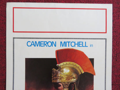 IN THE SHADOW OF THE EAGLES ITALIAN LOCANDINA POSTER CAMERON MITCHELL 1966