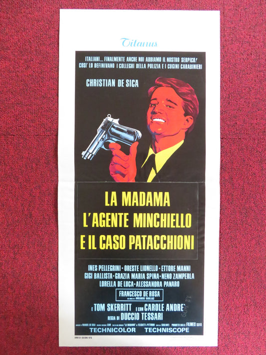 LA MADAMA ITALIAN LOCANDINA POSTER CHRISTIAN DE SICA INES PELLEGRINI 1976