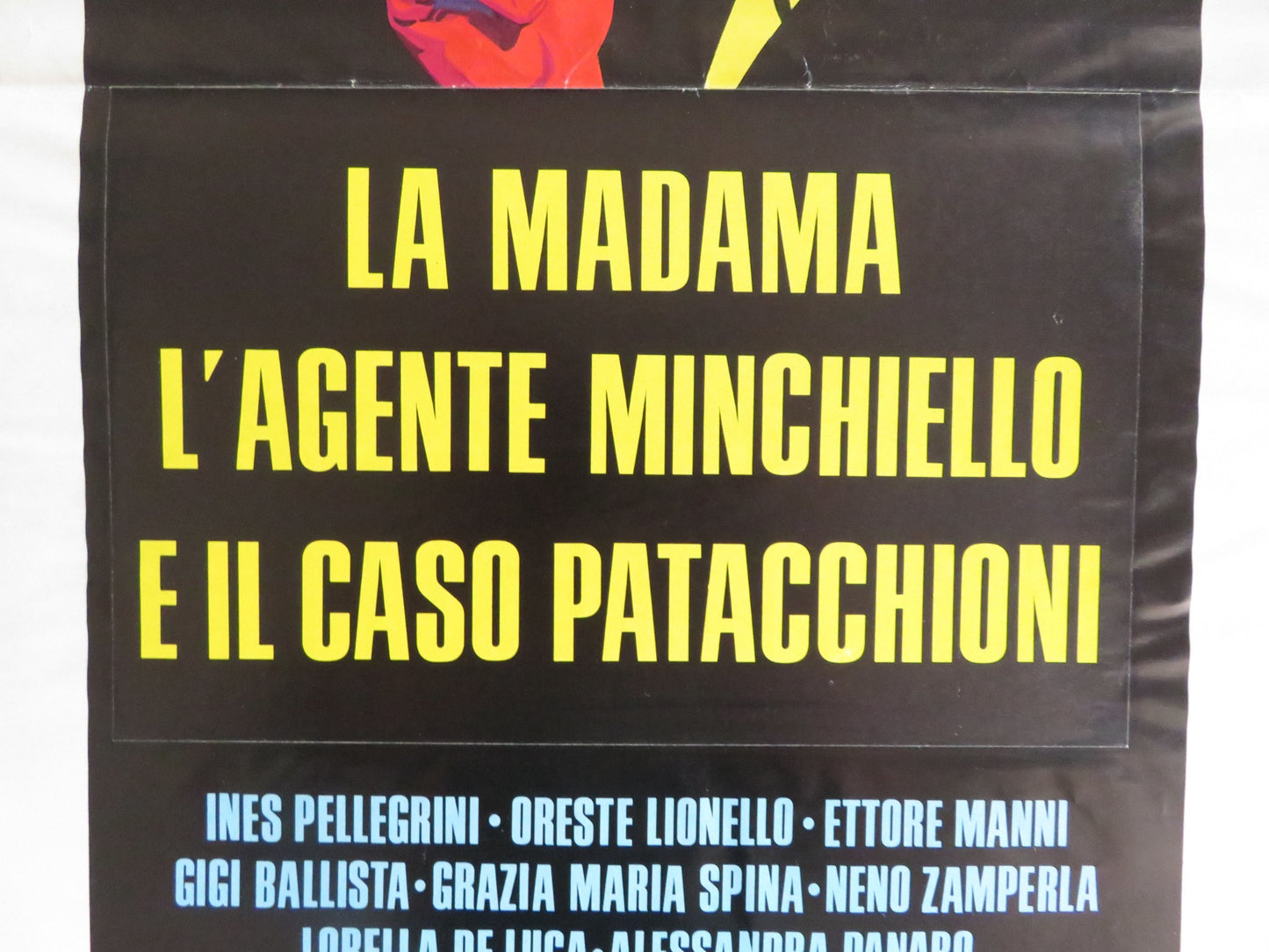 LA MADAMA ITALIAN LOCANDINA POSTER CHRISTIAN DE SICA INES PELLEGRINI 1976