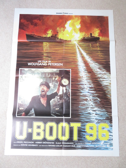 DAS BOOT ITALIAN 2 FOGLIO POSTER JURGEN PROCHNOW HERBERT GRONEMEYER 1981