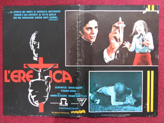 L'ERETICA / DEMON WITCH CHILD ITALIAN FOTOBUSTA POSTER JULIAN MATEOS 1975