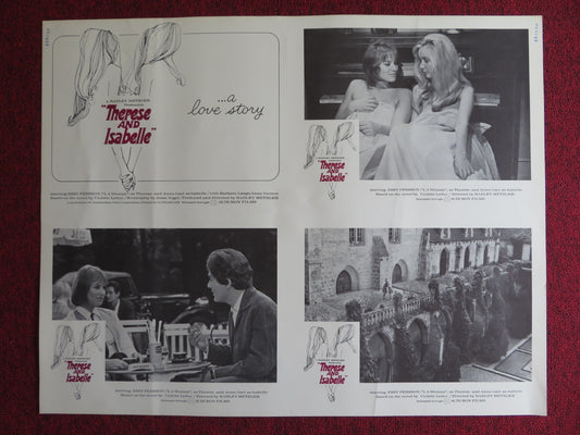 THERESE AND ISABELLE US HALF SHEET (22"x 28") POSTER ESSY PERSSON ANNA GAEL 1969