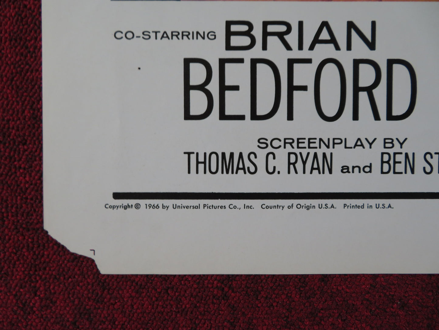 THE PAD (AND HOW TO USE IT) FOLDED US ONE SHEET POSTER BRIAN BEDFORD 1966