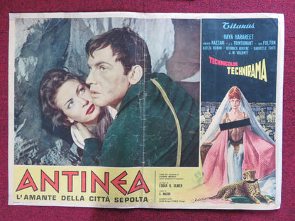 ANTINEA  L'AMANTE DELLA CITTA SEPOLTA - A ITALIAN FOTOBUSTA POSTER 1961