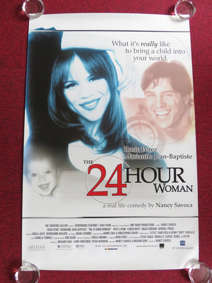 THE 24 HOUR WOMAN US ONE SHEET ROLLED POSTER ROSIE PEREZ M. JEAN-BAPTISTE 1999