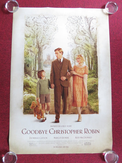 GOODBYE CHRISTOPHER ROBIN US ONE SHEET ROLLED POSTER DOMHNALL GLEESON 2017