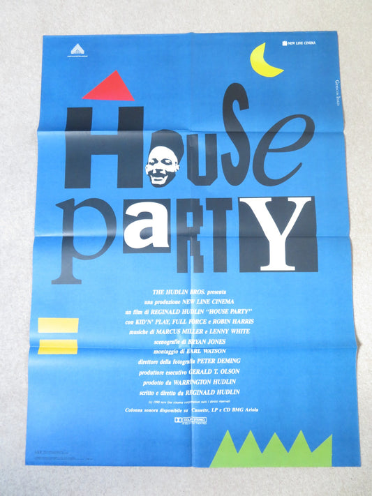 HOUSE PARTY ITALIAN 2 FOGLIO POSTER CHRISTOPHER REID MARTIN LAWRENCE 1990