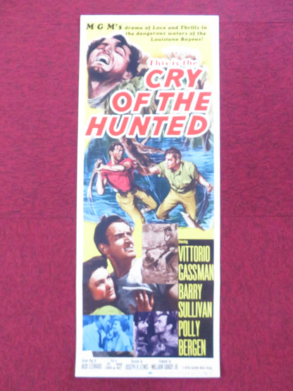 CRY OF THE HUNTED US INSERT (14"x 36") POSTER VITTORIO GASSMAN SULLIVAN 1953