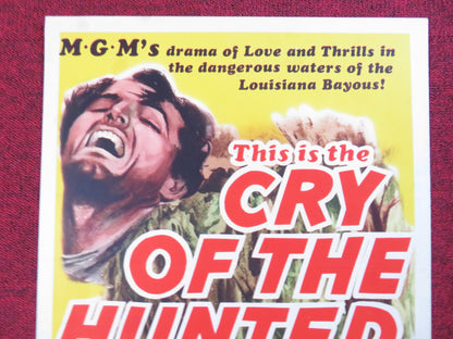 CRY OF THE HUNTED US INSERT (14"x 36") POSTER VITTORIO GASSMAN SULLIVAN 1953