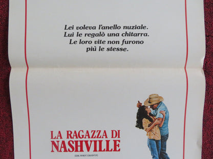 COAL MINER'S DAUGHTER ITALIAN LOCANDINA POSTER SISSY SPACEK TOMMY LEE JONES 1981