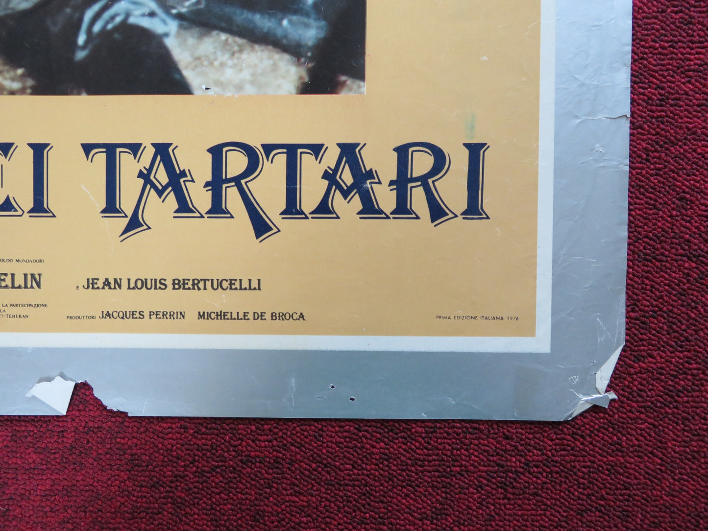 THE DESERT OF THE TARTARS ITALIAN FOTOBUSTA POSTER VITTORIO GASSMAN 1976