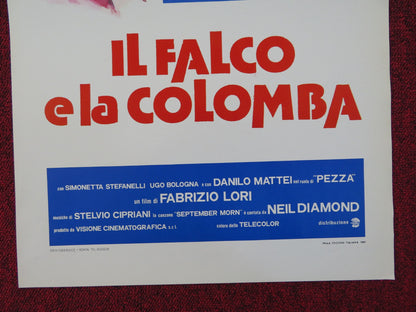 IL FALCO E LA COLOMBA ITALIAN LOCANDINA POSTER FABIO TESTI LARA WENDEL 1981