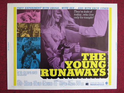 THE YOUNG RUNWAWAYS US HALF SHEET (22"x 28") POSTER BROOKE BUNDY K. COUGHLIN '68