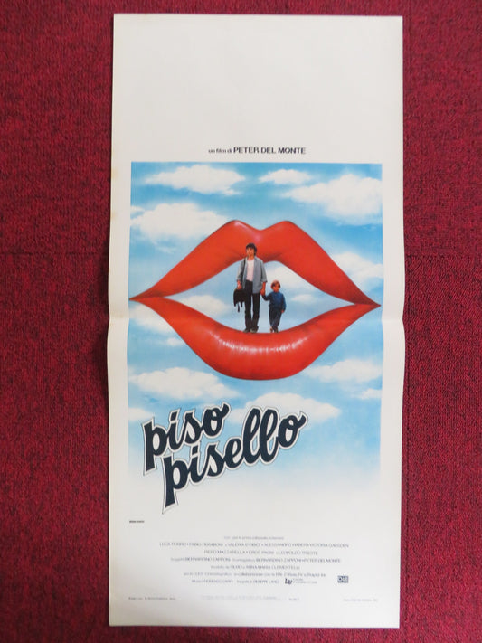 PISO PISELLO ITALIAN LOCANDINA POSTER LUCA PORRO FABIO PERABONI 1981