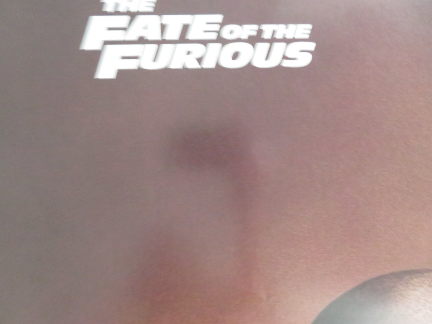 THE FATE OF THE FURIOUS F8 US ONE SHEET ROLLED POSTER VIN DIESEL J. STATHAM 2017