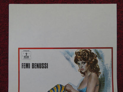 LA PROFESSORESSA DI LINGUE ITALIAN LOCANDINA POSTER FEMI BENUSSI DE LUCA 1976