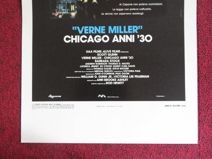 THE VERNE MILLER STORY ITALIAN LOCANDINA POSTER SCOTT GLEN BARBARA STOCK 1988