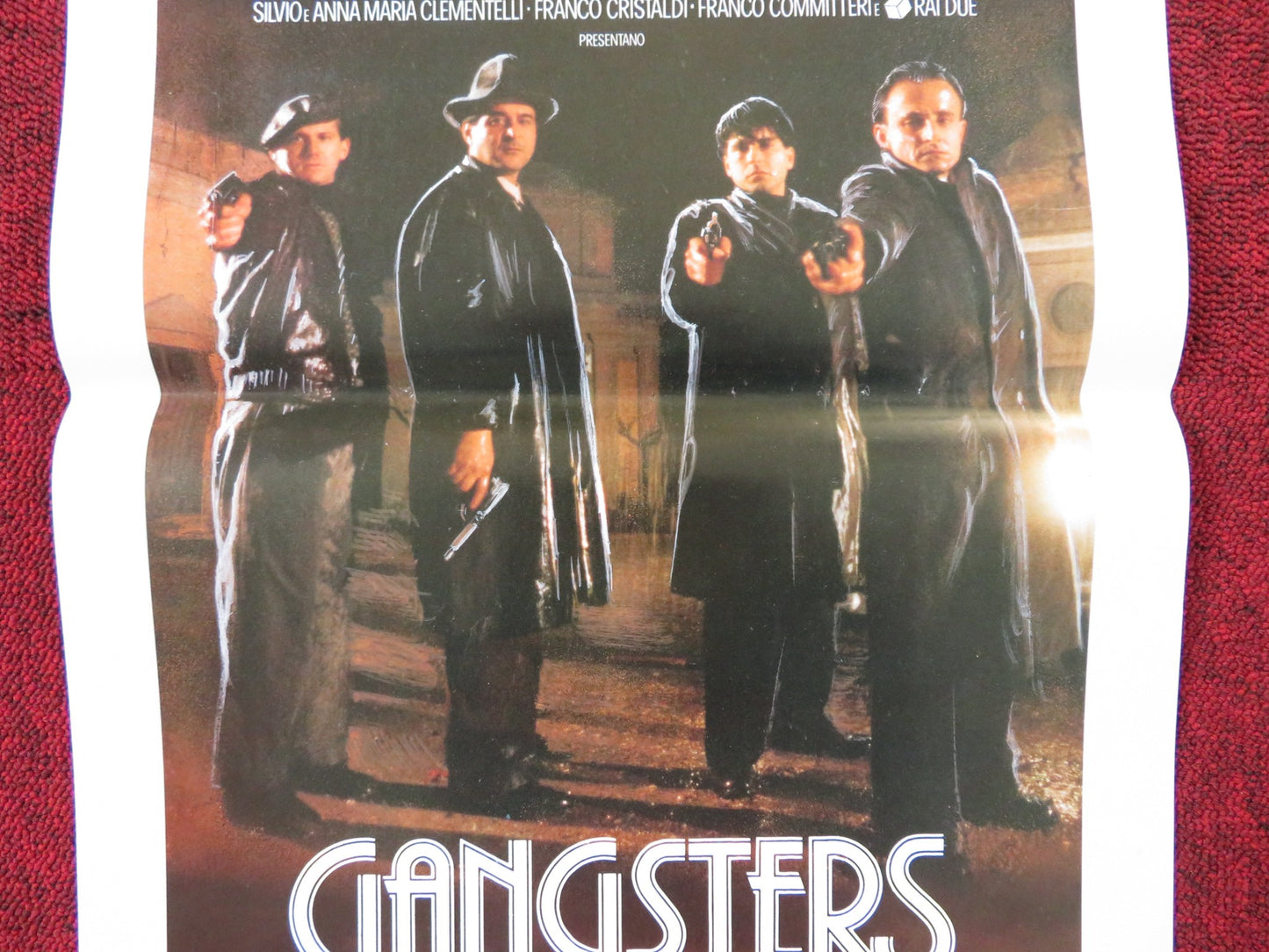 GANGSTERS - A ITALIAN LOCANDINA POSTER ENNIO FANTASTICHINI 1992