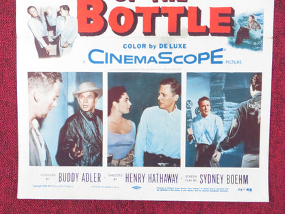 THE BOTTOM OF THE BOTTLE US INSERT (14"x 36") POSTER VAN JOHNSON COTTEN 1956