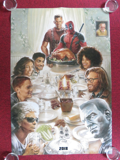 DEADPOOL 2 US ONE SHEET ROLLED POSTER RYAN REYNOLDS JOSH BROLIN 2018