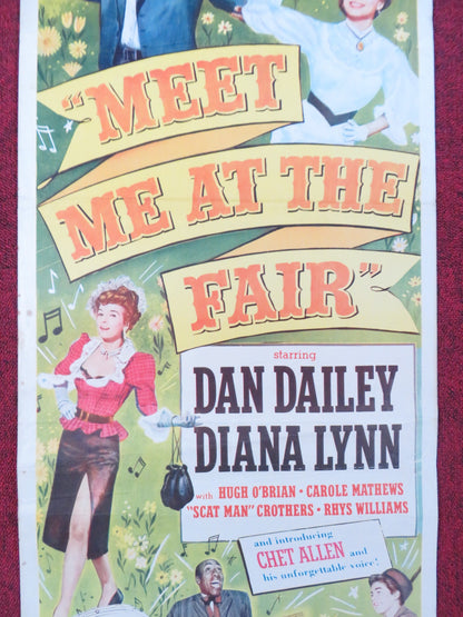 MEET ME AT THE FAIR US INSERT (14"x 36") POSTER DAN DAILEY DIANA LYNN 1953