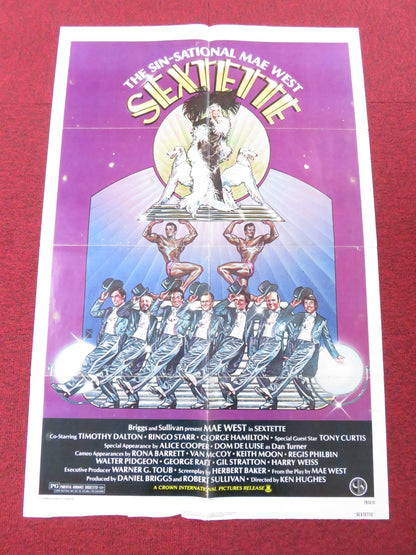 SEXTETTE FOLDED US ONE SHEET POSTER TIMOTHY DALTON RINGO STARR 1978