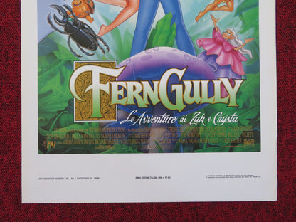 FERNGULLY: THA LAST RAINFOREST ITALIAN LOCANDINA POSTER TIM CURRY 1993