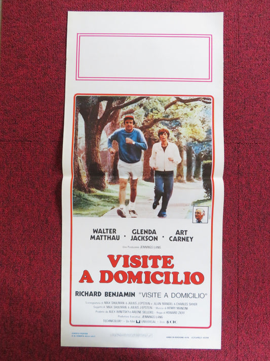 HOUSE CALLS ITALIAN LOCANDINA POSTER WALTER MATTHAU GLENDA JACKSON 1978