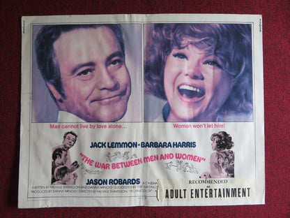 THE WAR BETWEEN MEN AND WOMEN US HALF SHEET (22"x 28") POSTER JACK LEMMON 1972