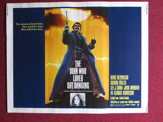 THE MAN WHO LOVED CAT DANCING US HALF SHEET (22"x 28") POSTER BURT REYNOLDS 1973