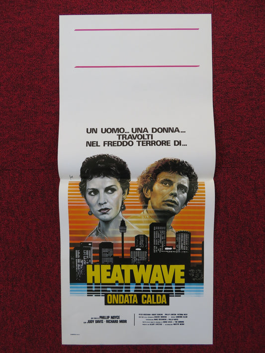 HEATWAVE ONDATA CALDA / HEATWAVE ITALIAN LOCANDINA POSTER JUDY DAVIS MOIR 2000