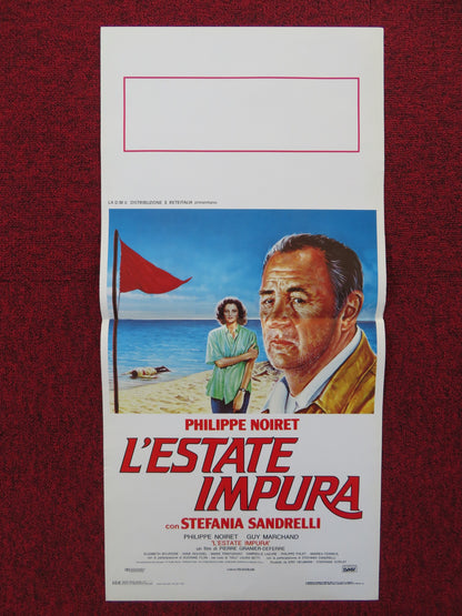 L'ESTATE IMPURA ITALIAN LOCANDINA POSTER PHILIPPE NOIRET GUY MARCHAND 1988