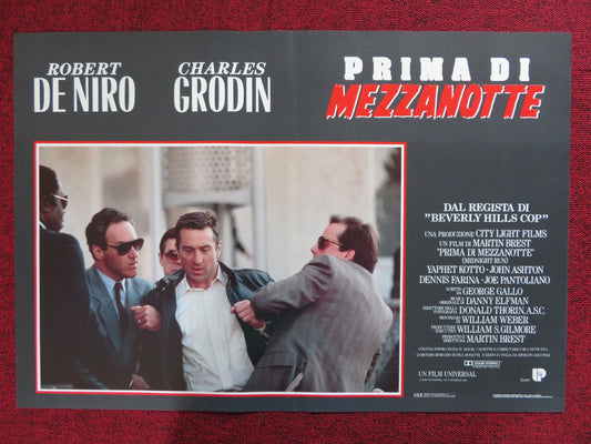 MIDNIGHT RUN ITALIAN FOTOBUSTA POSTER ROBERT DE NIRO CHARLES GRODIN 1984