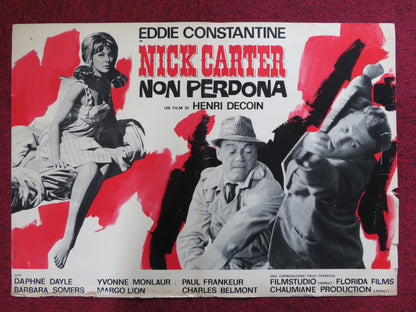 NICKCATER NON PERDONA / LICENSE TO KILL ITALIAN FOTOBUSTA POSTER 1964