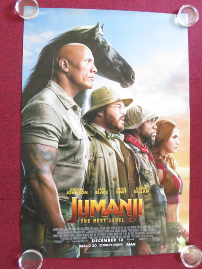 JUMANJI THE NEXT LEVEL US ONE SHEET ROLLED POSTER KEVIN HART DWAYNE JOHNSON 2019