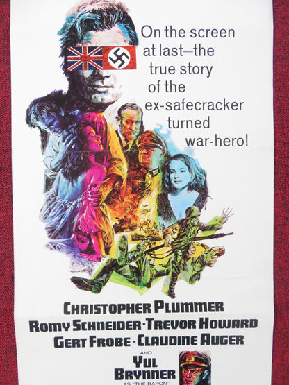 TRIPLE CROSS US INSERT (14"x 36") POSTER CHRISTOPHER PLUMMER YUL BRYNNER 1966