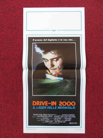 DEAD END DRIVE-IN ITALIAN LOCANDINA POSTER NED MANNING NATALIE MCCURRY 1987