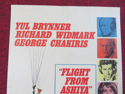 FLIGHT FROM ASHIYA US INSERT (14"x 36") POSTER YUL BRYNNER RICHARD WIDMARK 1964