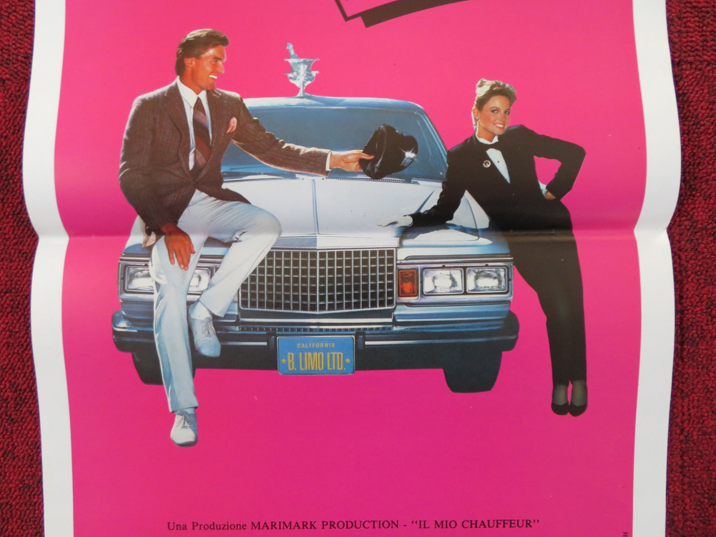 E IL MIO CHAFFEUR... E IO LA SPOSO ITALIAN LOCANDINA POSTER DEBORAH FOREMAN 1987