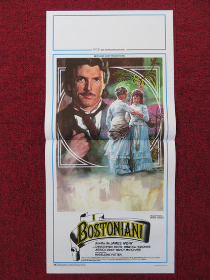 I BOSTONIANI ITALIAN LOCANDINA POSTER CHRISTOPHER REEVE VANESSA REDGRAVE 1986