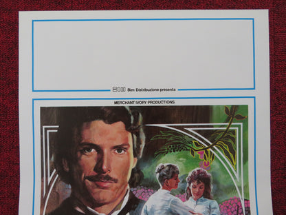 I BOSTONIANI ITALIAN LOCANDINA POSTER CHRISTOPHER REEVE VANESSA REDGRAVE 1986