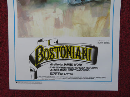 I BOSTONIANI ITALIAN LOCANDINA POSTER CHRISTOPHER REEVE VANESSA REDGRAVE 1986