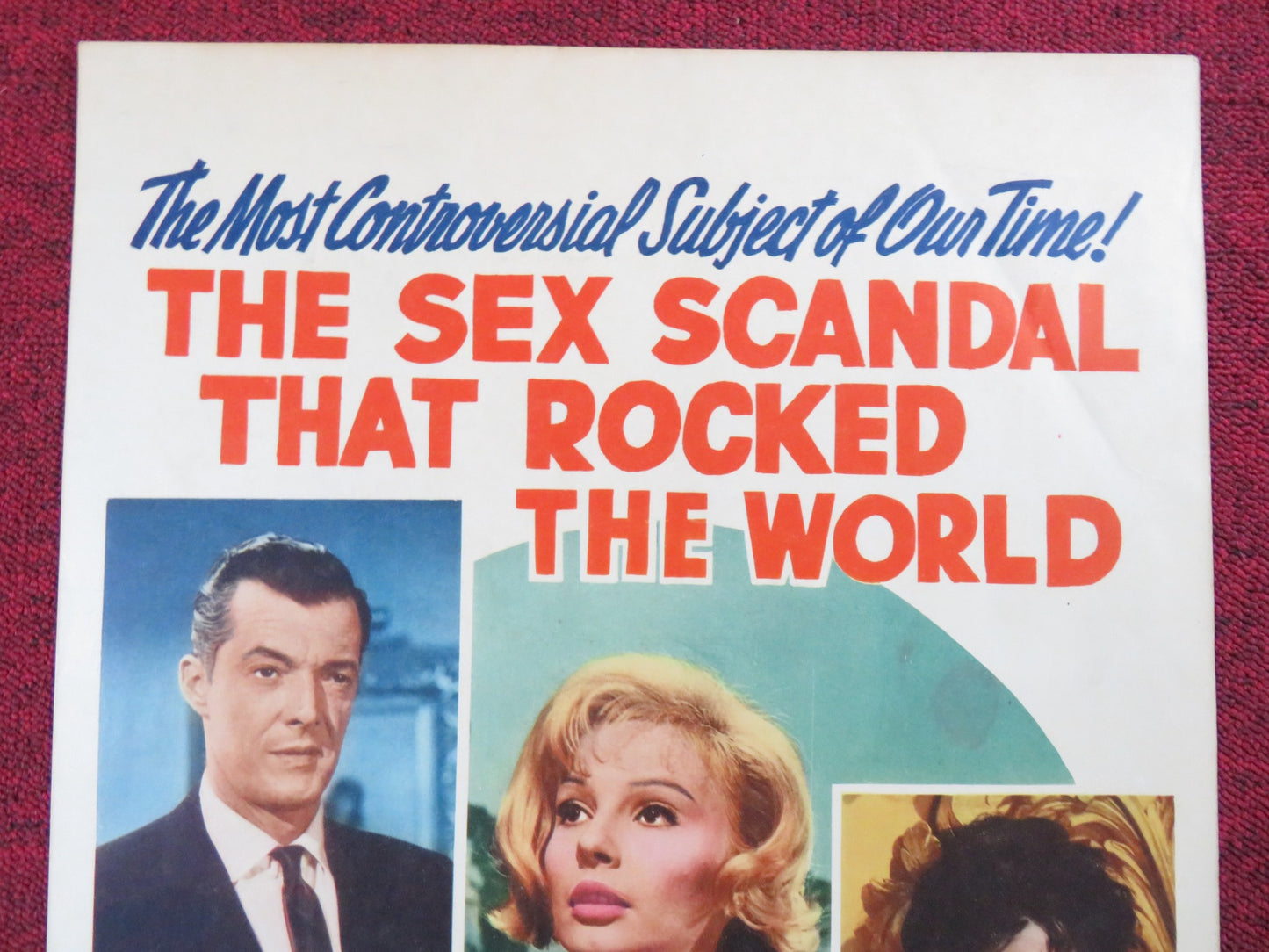 THE DOCTOR AND THE PLAYGIRL US INSERT (14"x 36") POSTER MARK O'DANIELS 1964