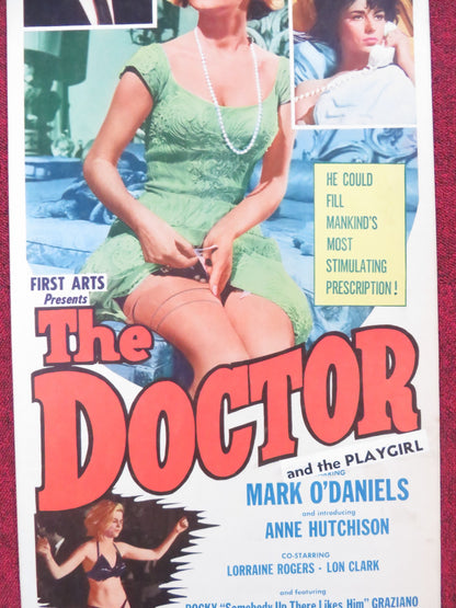 THE DOCTOR AND THE PLAYGIRL US INSERT (14"x 36") POSTER MARK O'DANIELS 1964