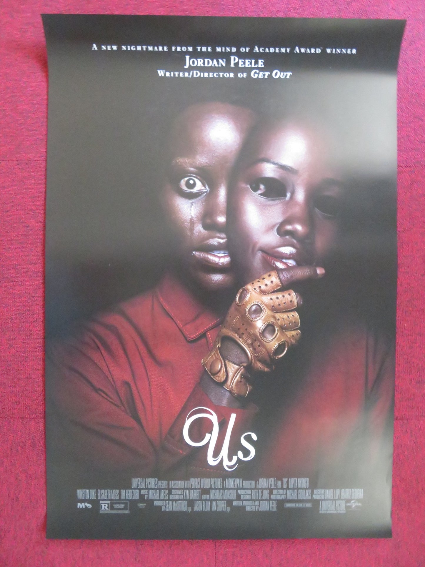 US US ONE SHEET ROLLED POSTER ELISABETH MOSS LUPITA  NYONG'O 2019