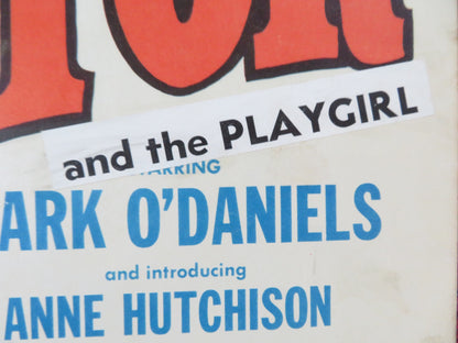 THE DOCTOR AND THE PLAYGIRL US INSERT (14"x 36") POSTER MARK O'DANIELS 1964