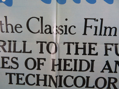 HEIDI & PETER FOLDED US ONE SHEET POSTER 1975