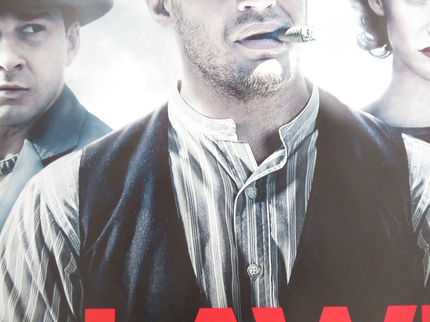 LAWLESS UK QUAD (30"x 40") ROLLED POSTER TOM HARDY SHIA LABEOUF 2012