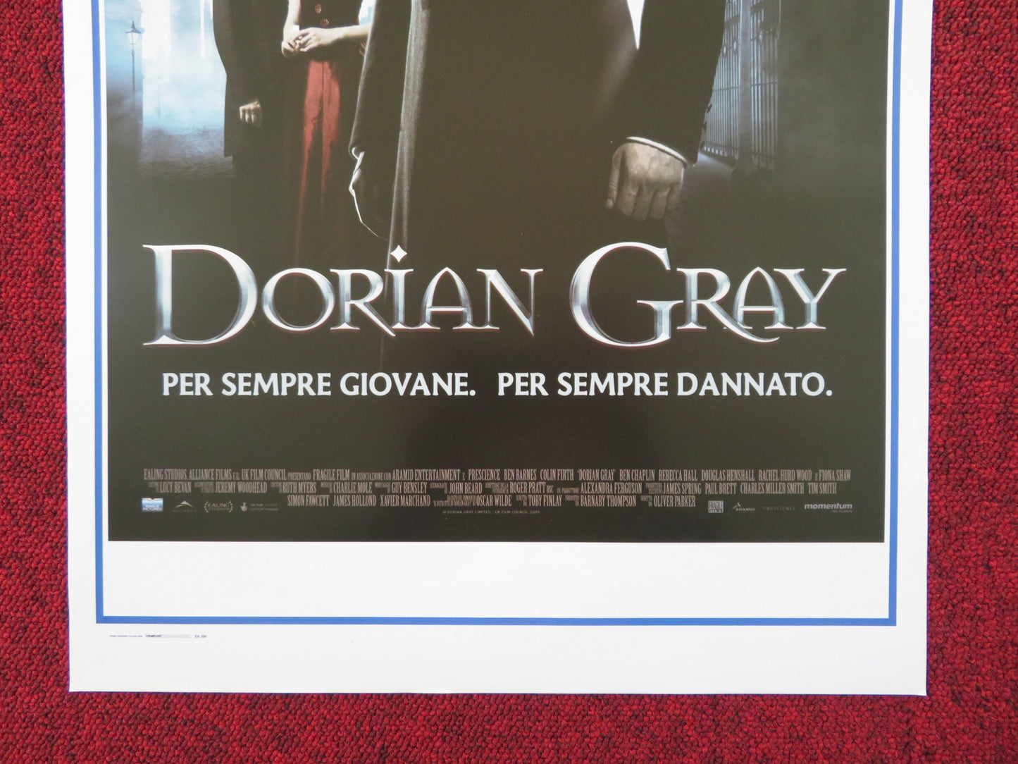 DORIAN GRAY ITALIAN LOCANDINA POSTER BEN BARNES COLIN FIRTH 2009