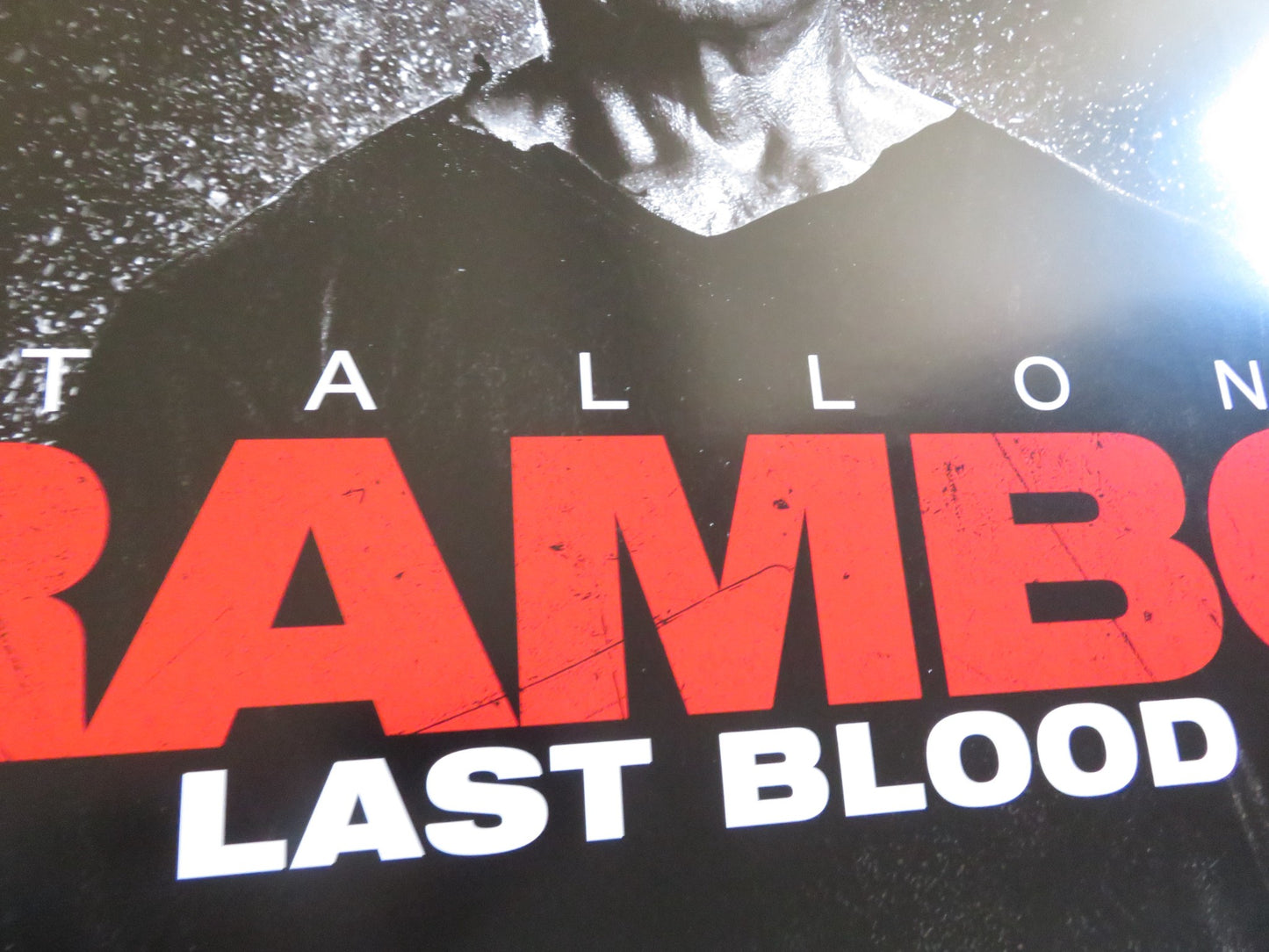 RAMBO LAST BLOOD US ONE SHEET ROLLED POSTER STALLONE PAZ VEGA 2019